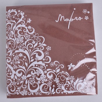 Салфетка Марго Шоколад 3 слоя 33х33 см 20 шт (4820076640087)