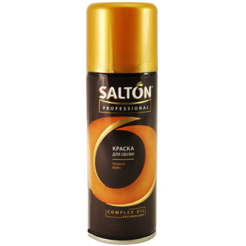 Фарба для шкіри Salton Professional спрей темно-сіра 200 мл