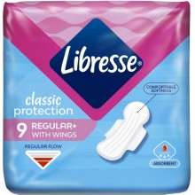 Гігієнічні прокладки Libresse Classic Protection Regular Soft 9 шт (7322541233390)