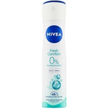 Дезодорант-антиперспирант женский Nivea Fresh Comfort 0% 150 мл (9005800250328)