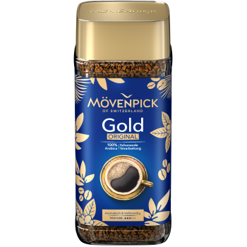 Кофе растворимый Mövenpick Gold Original 200 г (4006581018119)