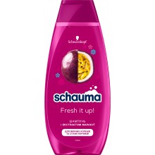 Шампунь для волос Schauma Fresh it up с экстрактом Маракуи 400 мл (3838824293813)
