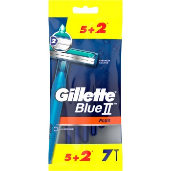 Станки бритвенные Gillette Blue II Plus 7 шт (7702018437993)