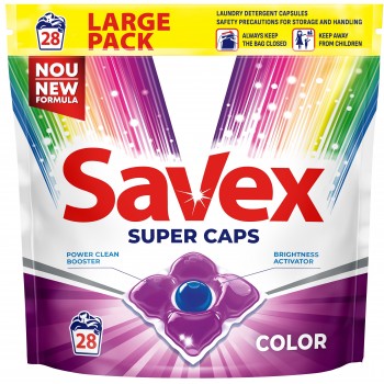 Капсули для прання Savex Super Caps Color 28 шт (ціна за 1 шт) (3800024046889)