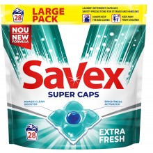 Капсулы для стирки Savex Super Caps Extra Fresh 28 шт (цена за 1 шт) (3800024046896)