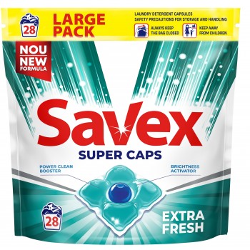 Капсули для прання Savex Super Caps Extra Fresh 28 шт (ціна за 1 шт) (3800024046896) 
