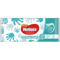 Влажные салфетки для детей Huggies OverClean 56 шт (5029053567822)