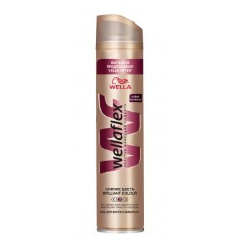 WellaFlex Лак для волос Сияние цвета Сильная фиксация 400 мл