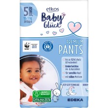 Підгузки-трусики Elkos Baby Gluck Premium 5 (12-17 кг) 20 шт (4311501795385)