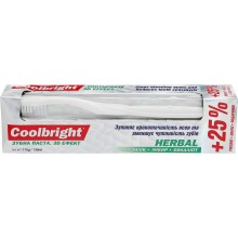 Зубна паста Coolbright Herbal 3D ефект 130 мл + зубна щітка (6932759368107)