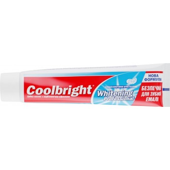 Зубная паста Coolbright Whitening Proffesional 130 мл + зубная щетка (6932759368152)