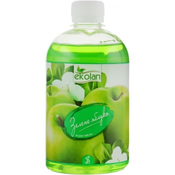 Жидкое мыло Ekolan Зеленое Яблоко запаска 500 г (4820217130552)