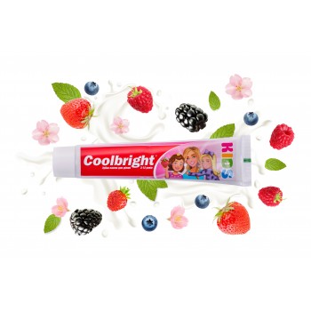 Зубна паста дитяча Coolbright Kids Girl 75 мл (3800031717185)