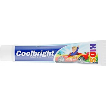 Зубна паста дитяча Coolbright Kids Boys 75 мл (3800031717178)