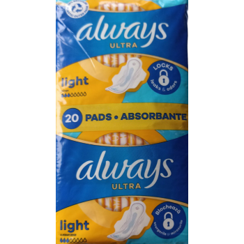 Гігієнічні прокладки Always Ultra Light 20 шт (8700216022309)
