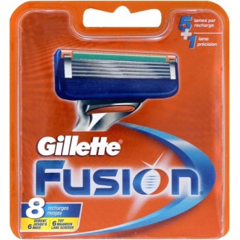 Сменные картриджи для бритья Gillette Fusion5 8 шт (цена за 1шт) (7702018877508)