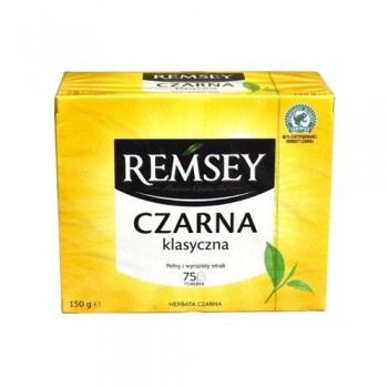 Чай Remsey Czarna klasyczna в пакетиках 75 штук 150 г (5900738009717)