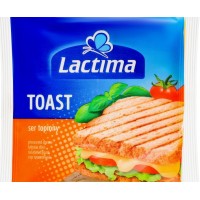 Сыр плавленый ломтиками Lactima Toast 130 г (5901126012630)