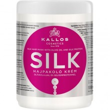 Маска для волос Kallos 1000 мл для поврежденных волос с оливковым маслом и  протеинами шелка