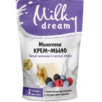 Жидкое крем-мыло Milky Dream Белый Шоколад и Лесные Ягоды дой-пак 500 мл (4820205301742)
