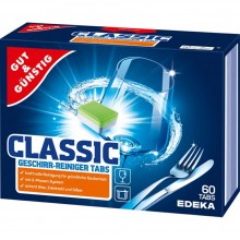 Таблетки для посудомоечных машин Gut & Gunstig Edeka Power Classic 60 шт (цена за 1шт) (4311501484951)