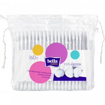 Ватні палички Bella Cotton пакет 160 шт (5900516400170)