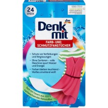 Активные салфетки Denkmit для стирки цветных тканей 24 шт (4010355487964)