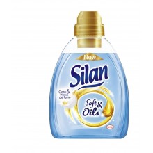Ополіскувач для тканин Silan 0,750 мл Soft&Oils блакитний