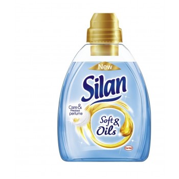 Ополаскиватель для тканей Silan 0,750 мл Soft&Oils голубой