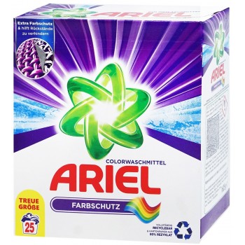 Стиральный порошок Ariel Colorwaschmittel 1.625 кг коробка 25 циклов стирки (8006540043110)