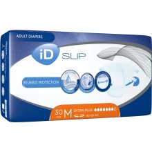 Подгузники для взрослых iD Slip Extra Plus Medium 80-125 см 30 шт (5411416047643)
