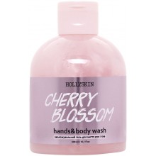 Увлажняющий гель для мытья рук и тела Hollyskin Cherry Blossom 300 мл (4823109700871)