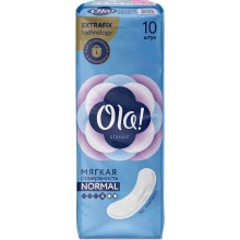 Жіночі гігієнічні прокладки Ola! Classic Normal 10 шт (4680007632174)