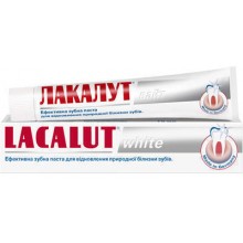 Зубна паста Lacalut white 75 мл (4016369696330)