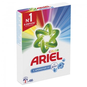 Стиральный порошок Ariel Автомат Color Touch of  Lenor Fresh 450 г (8001090661555)