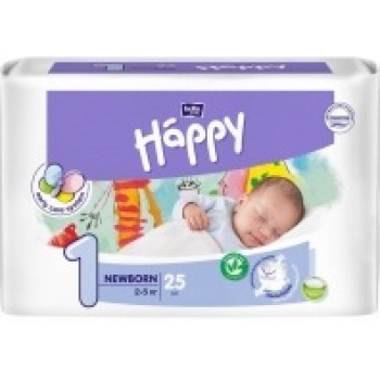 Подгузники детские Happy (1) newborn 2-5 кг 25 шт (5900516601805)