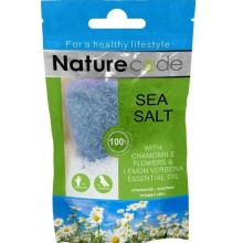 Соль морская для ванны Nature Code с цветами Ромашки и эфирным маслом лимонной Вербены 100 г (4820205302121)