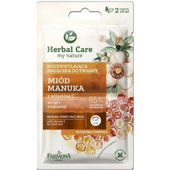Farmona Herbal Care  Освежающая маска с медом манука и витамином С 2*5мл