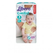Подгузники детские Libero Comfort (3) midi 4-9 кг 68 шт. 
