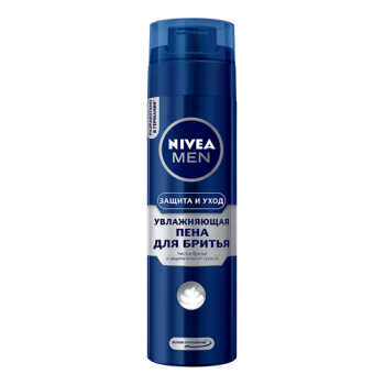 Зволожуюча піна для гоління Nivea захист та догляд 200 мл (4005808222599)