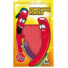 Цукерки желейні Jake Funny Sour Pencils 100 г (8412147580161)