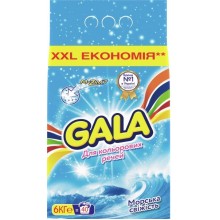 Стиральный порошок Gala Автомат Морская свежесть для цветного белья 6 кг  (8001090660763)