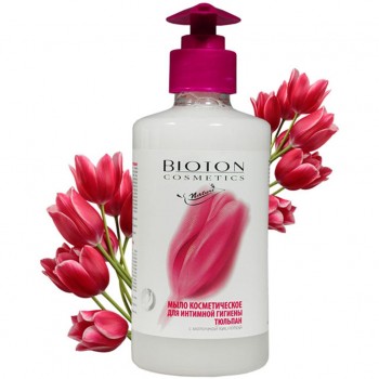 Мило для інтимної гігієни Bioton Cosmetics Nature Тюльпан 300 мл (4823097600047)
