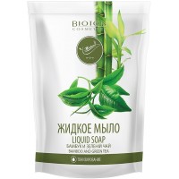 Жидкое мыло Bioton Cosmetics Бамбук и Зеленый Чай дой-пак 450 мл (4823097600283)