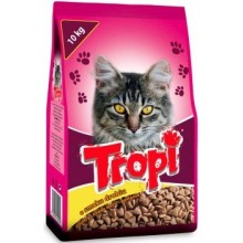 Сухой корм для взрослых кошек Tropi о smaku drobiu 10 кг (8594005419230)