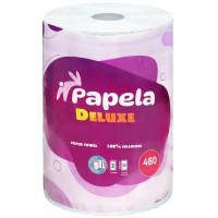 Паперовий рушник Papela Deluxe 2 шари 480 відривів (4820270940112)