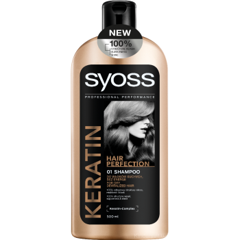 Шампунь SYOSS Keratin Hair Perfection для ослабленого і сухого волосся 500 мл (9000100854870)