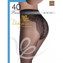 Колготи Інтуіція  Premium Bikini 40 Den p. 2 Димчастий (4823072901756)