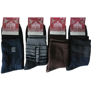 Шкарпетки махрові чоловічі Lvivski Premium розмір 27-29 (73956)
