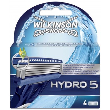 Сменные кассеты для бритья Wilkinson Sword (Schick) HYDRO 5 - 4 шт